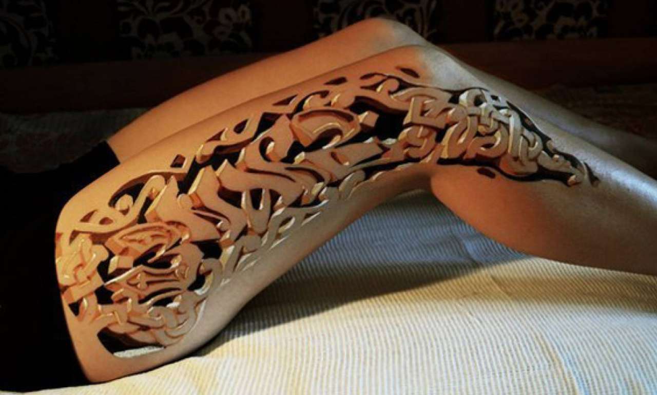 Самые реалистичные 3D татуировки на теле (44 фото) .