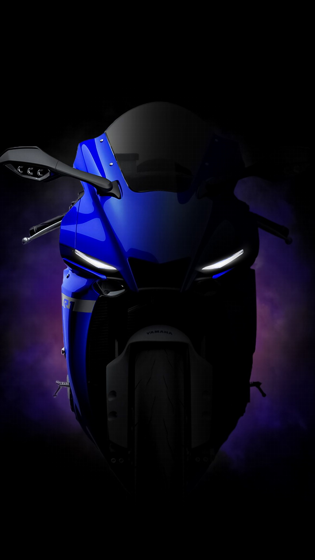 обои мотоцикл, заставка на телефон, картинка, синий, kawasaki