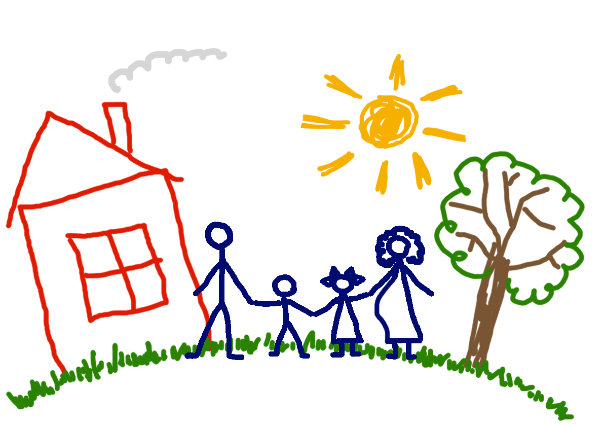 Рисунок мой дом моя семья