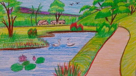 Рисунки на тему Лето для детей (55 картинок)