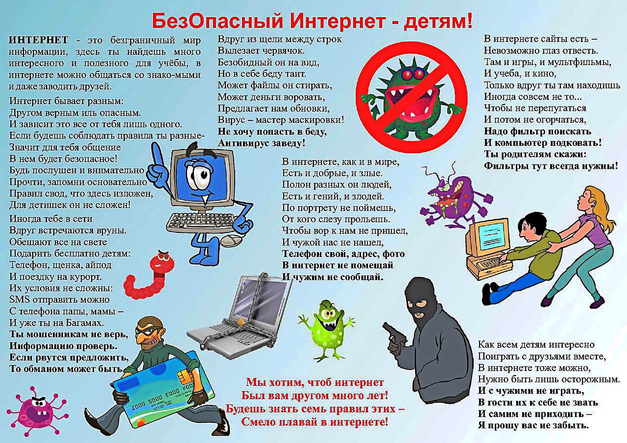 Советы по безопасности в интернете для детей