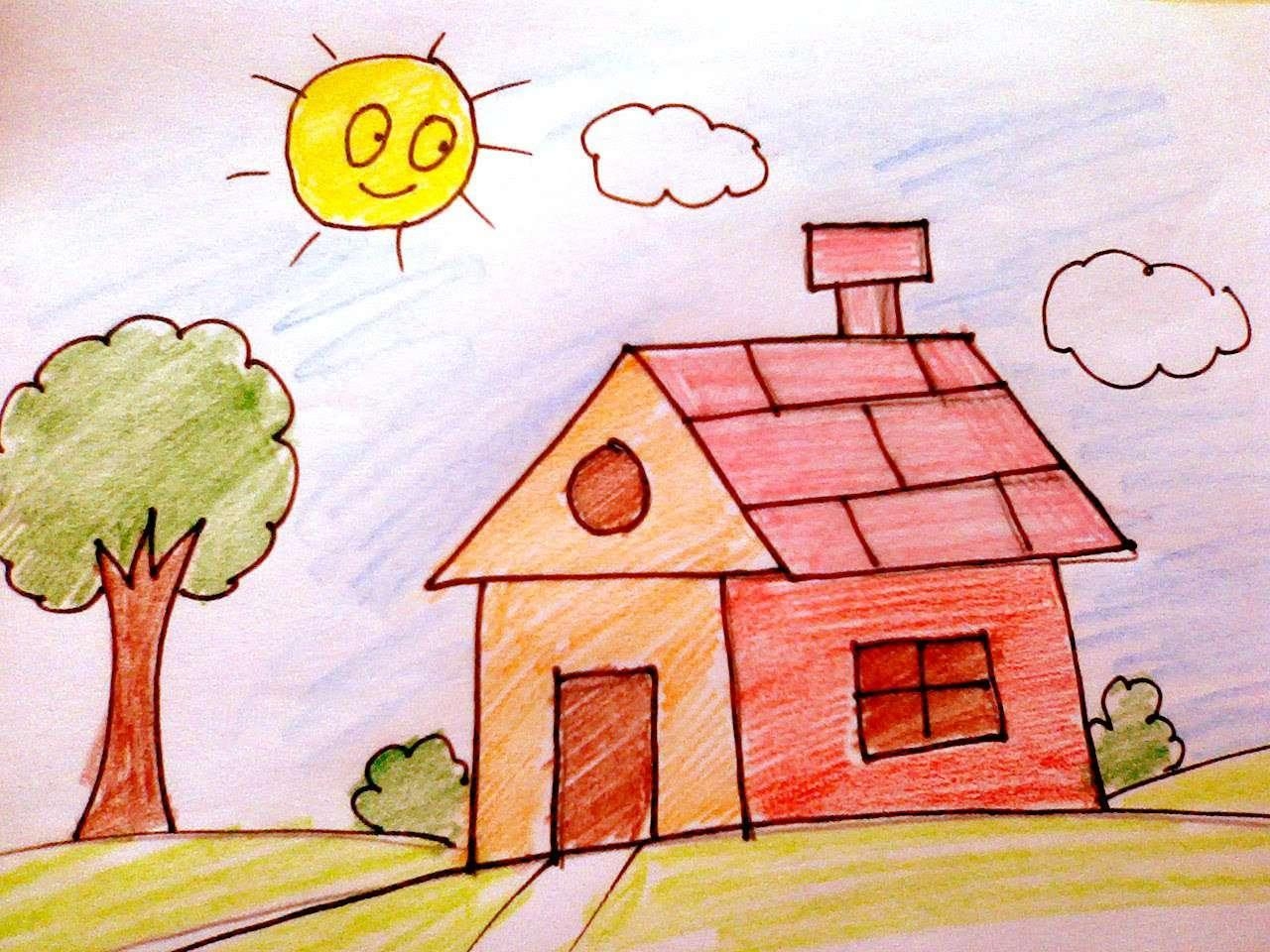 Дом для рисования для детей