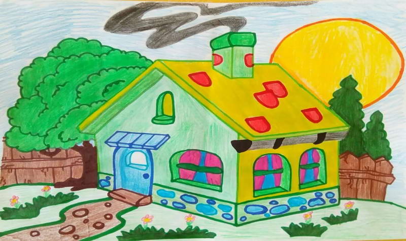 Картинки Домика для детей (70 рисунков)